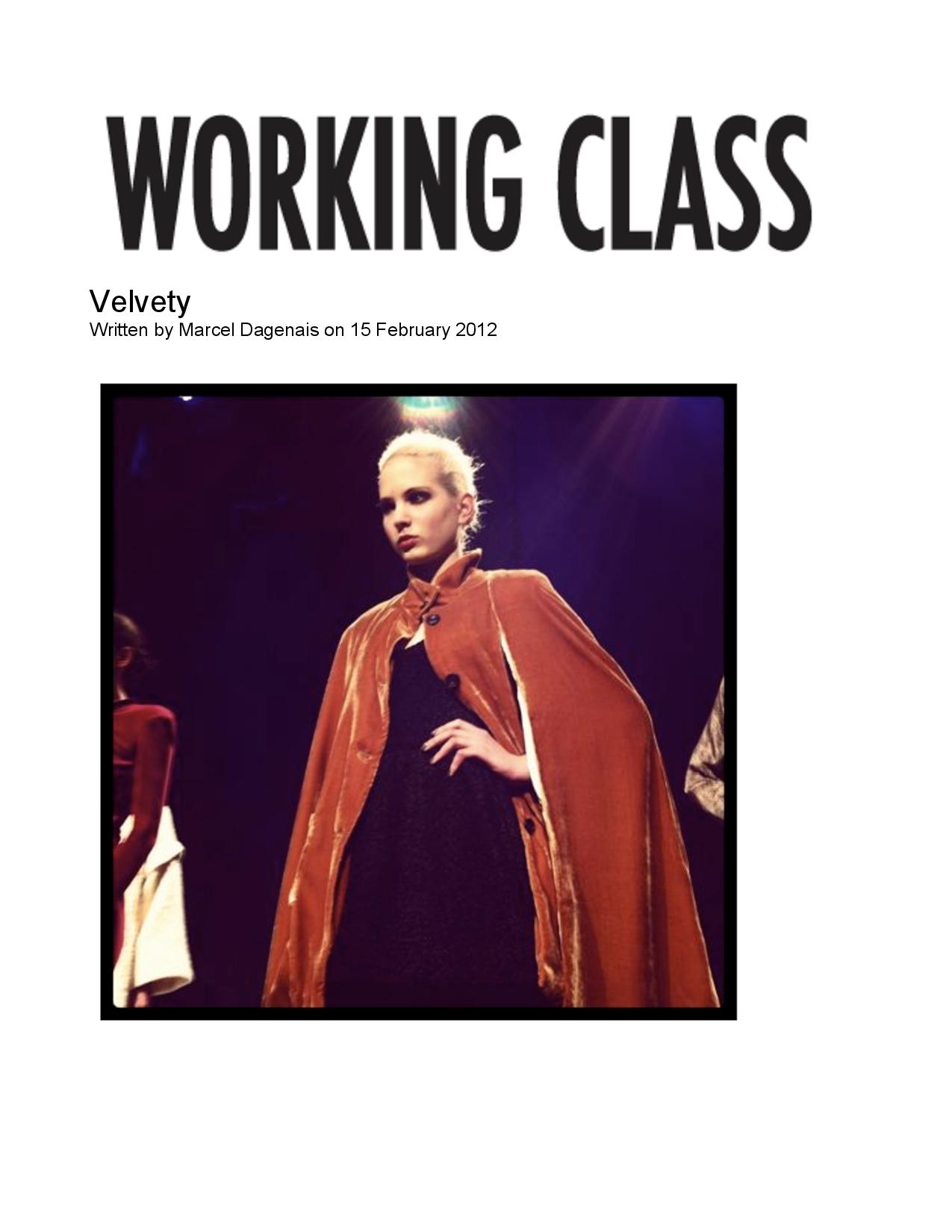 Working Class